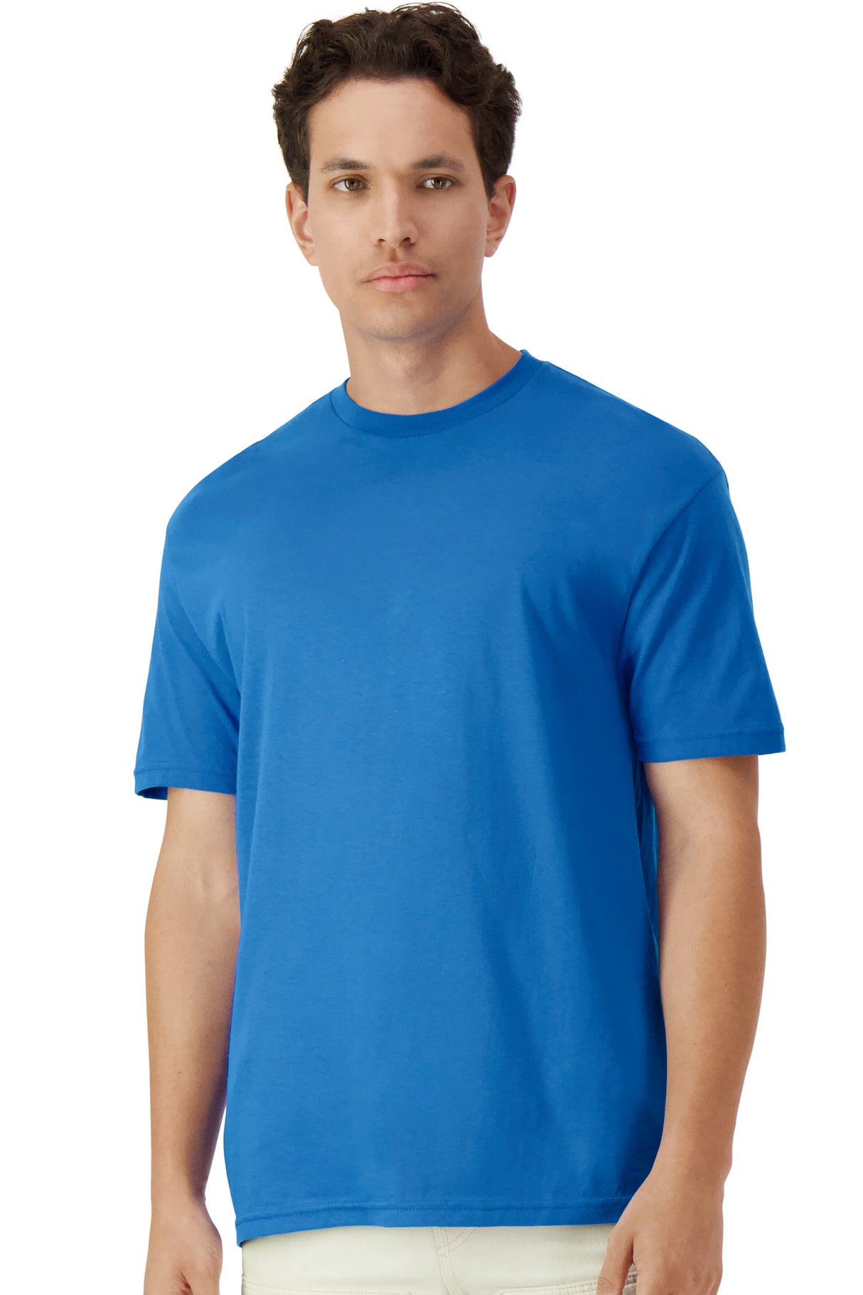 T-SHIRT LIGHT COTTON GIROCOLLO - GILDAN