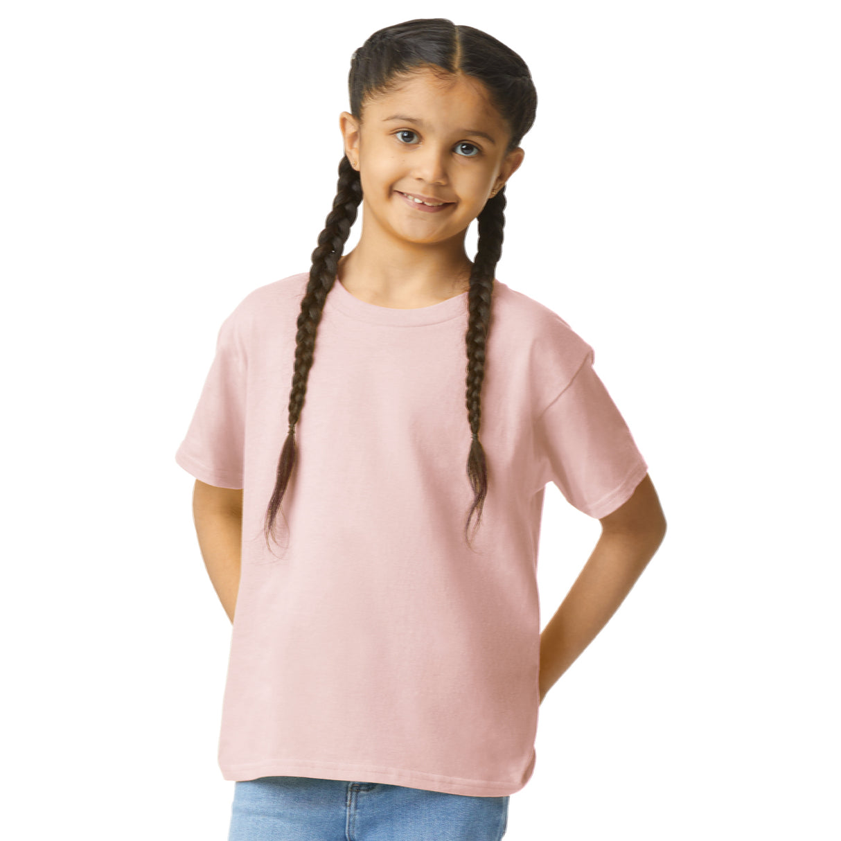 T-SHIRT BAMBINO LIGHT COTTON GIROCOLLO - GILDAN