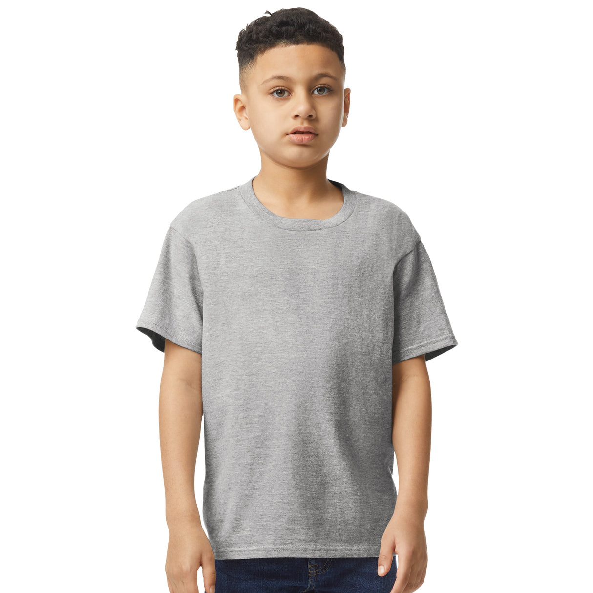 T-SHIRT BAMBINO LIGHT COTTON GIROCOLLO - GILDAN