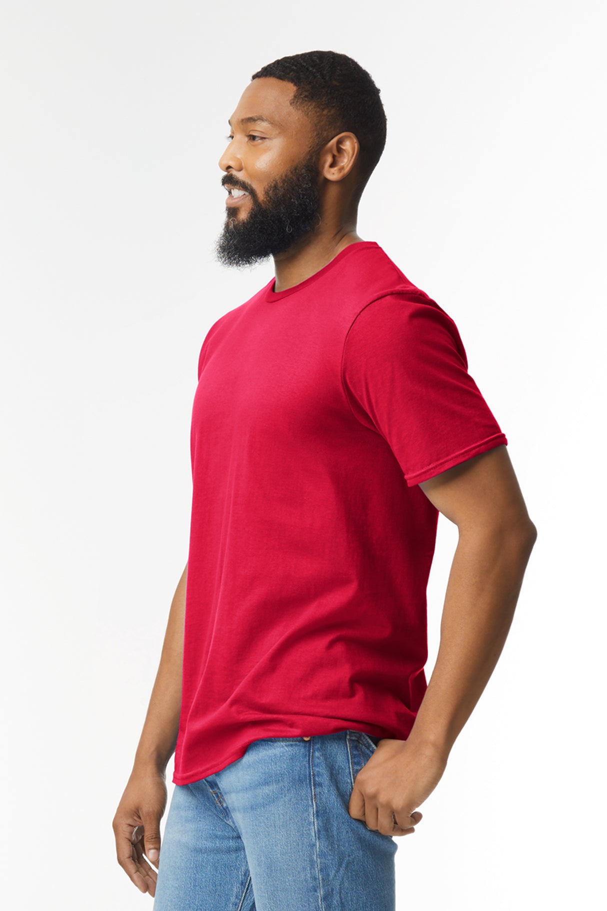 T-SHIRT SOFTSTYLE IN COTONE DELUXE - GILDAN