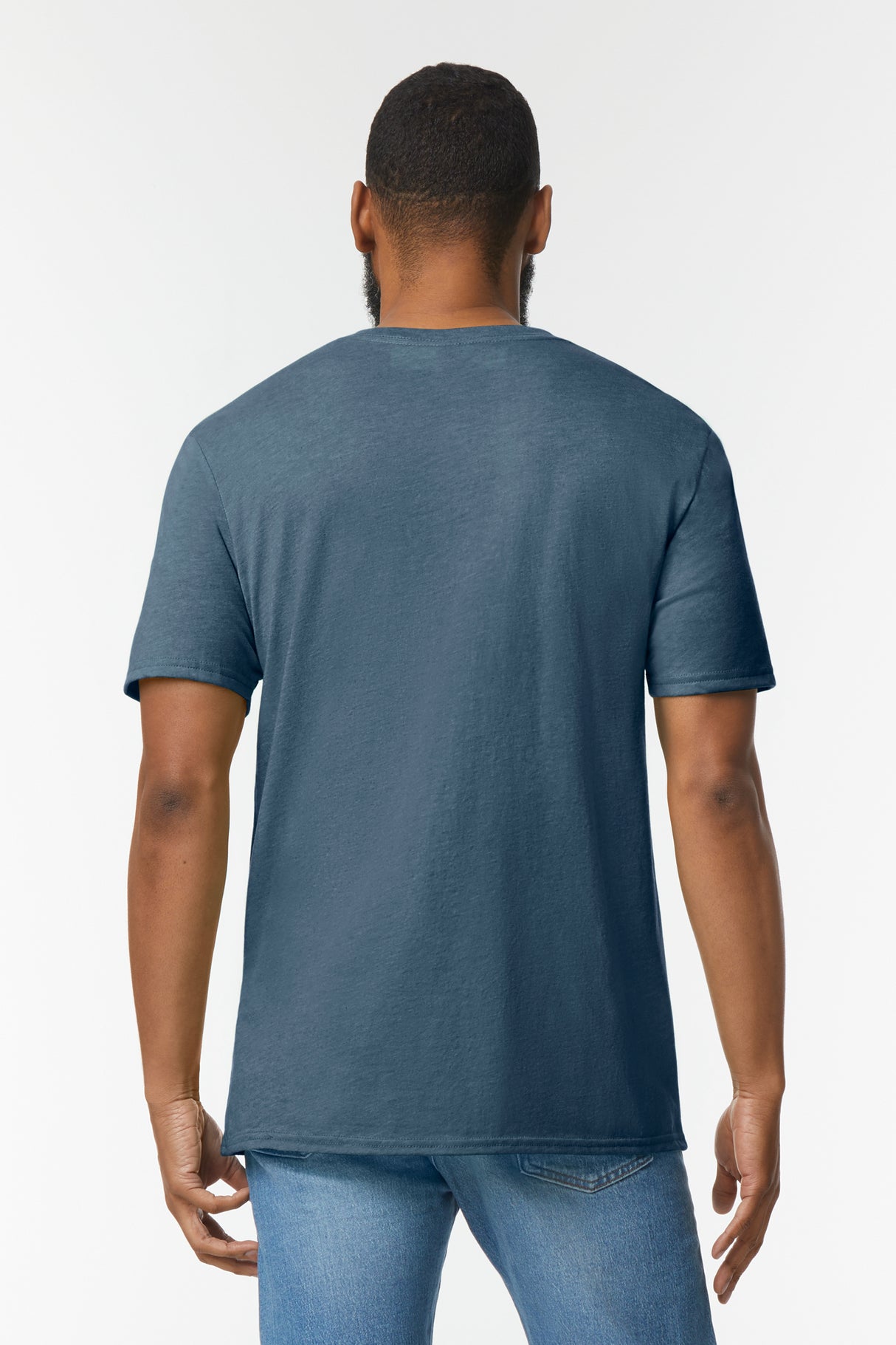 T-SHIRT SOFTSTYLE COLLO A V - GILDAN