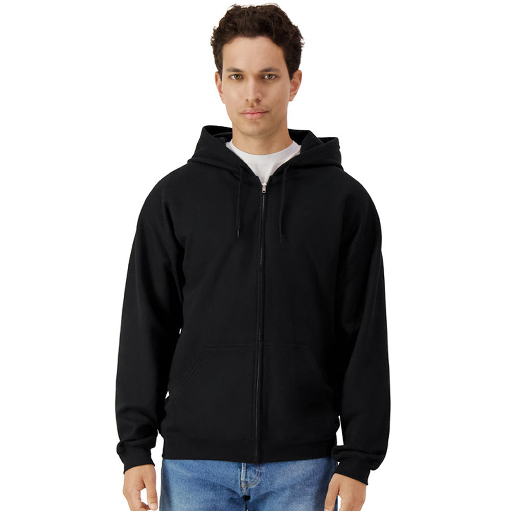 FELPA SOFTSTYLE MIDWEIGHT CON CAPPUCCIO E ZIP - GILDAN