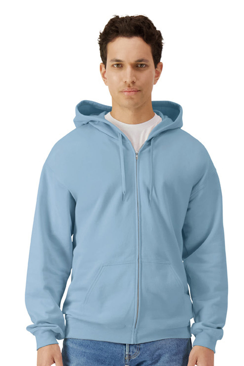 FELPA SOFTSTYLE MIDWEIGHT CON CAPPUCCIO E ZIP - GILDAN