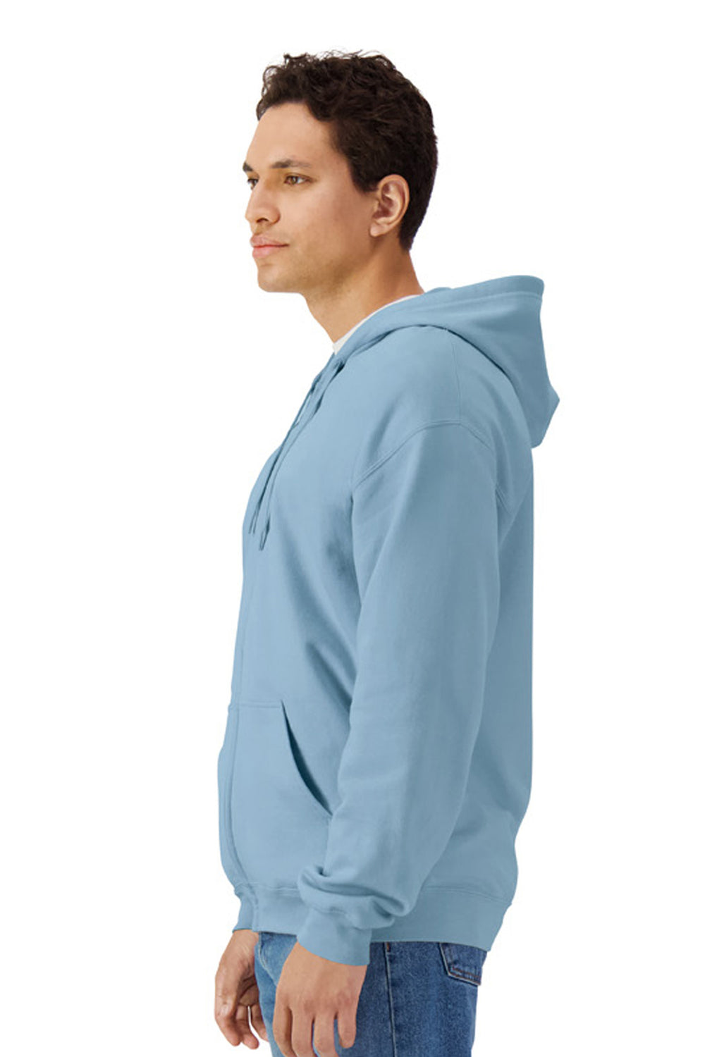 FELPA SOFTSTYLE MIDWEIGHT CON CAPPUCCIO E ZIP - GILDAN