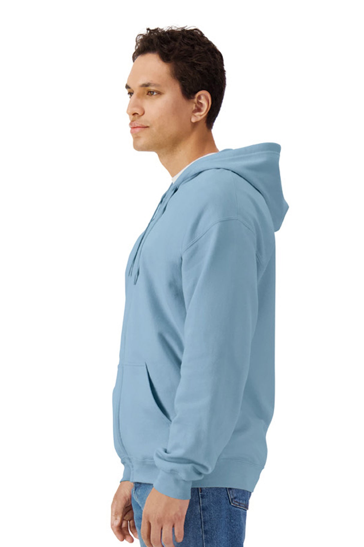 FELPA SOFTSTYLE MIDWEIGHT CON CAPPUCCIO E ZIP - GILDAN