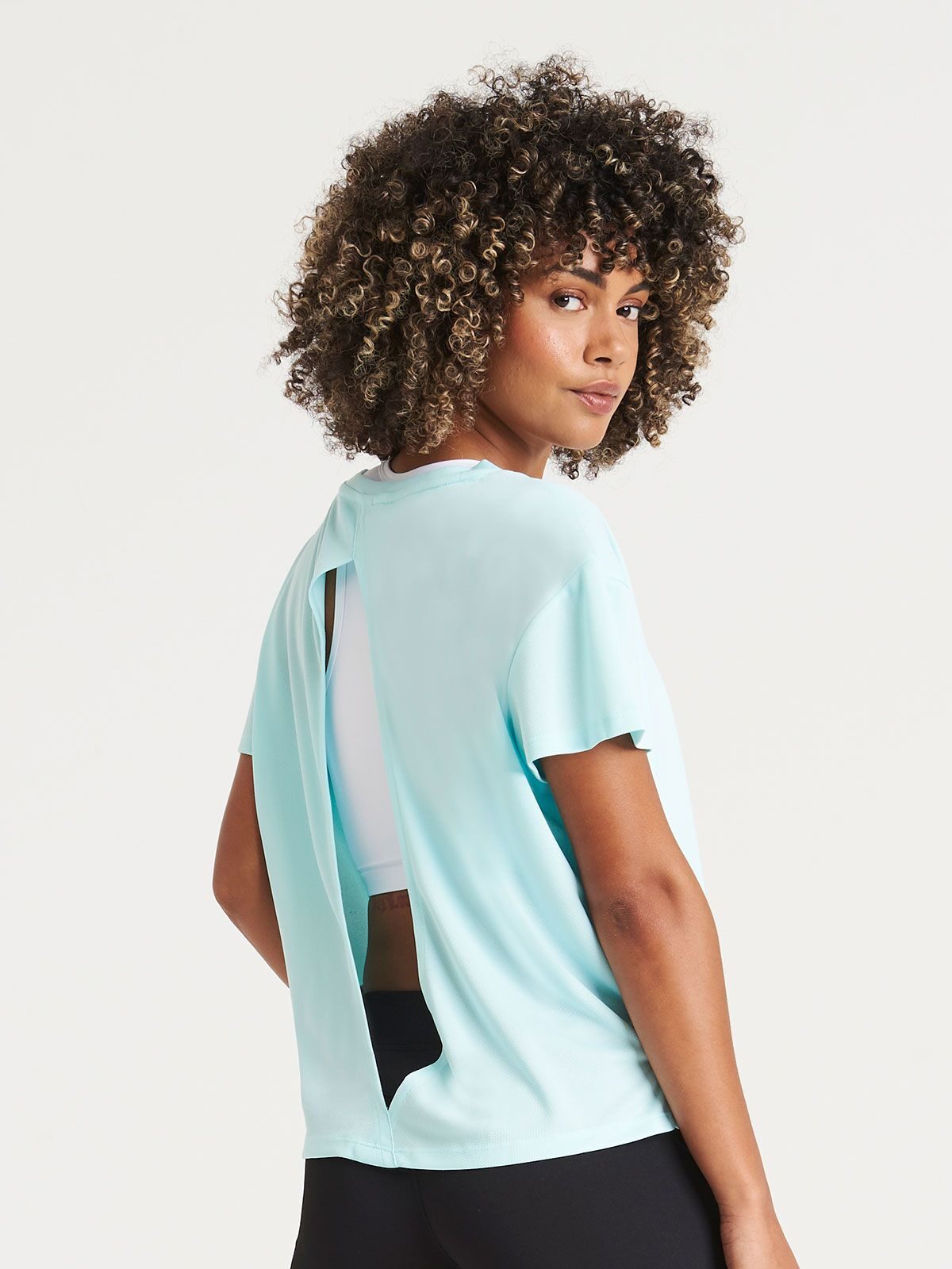 T-SHIRT SPORTIVA WOMEN'S OPEN BACK T - AWDIS JUST COOL laterale