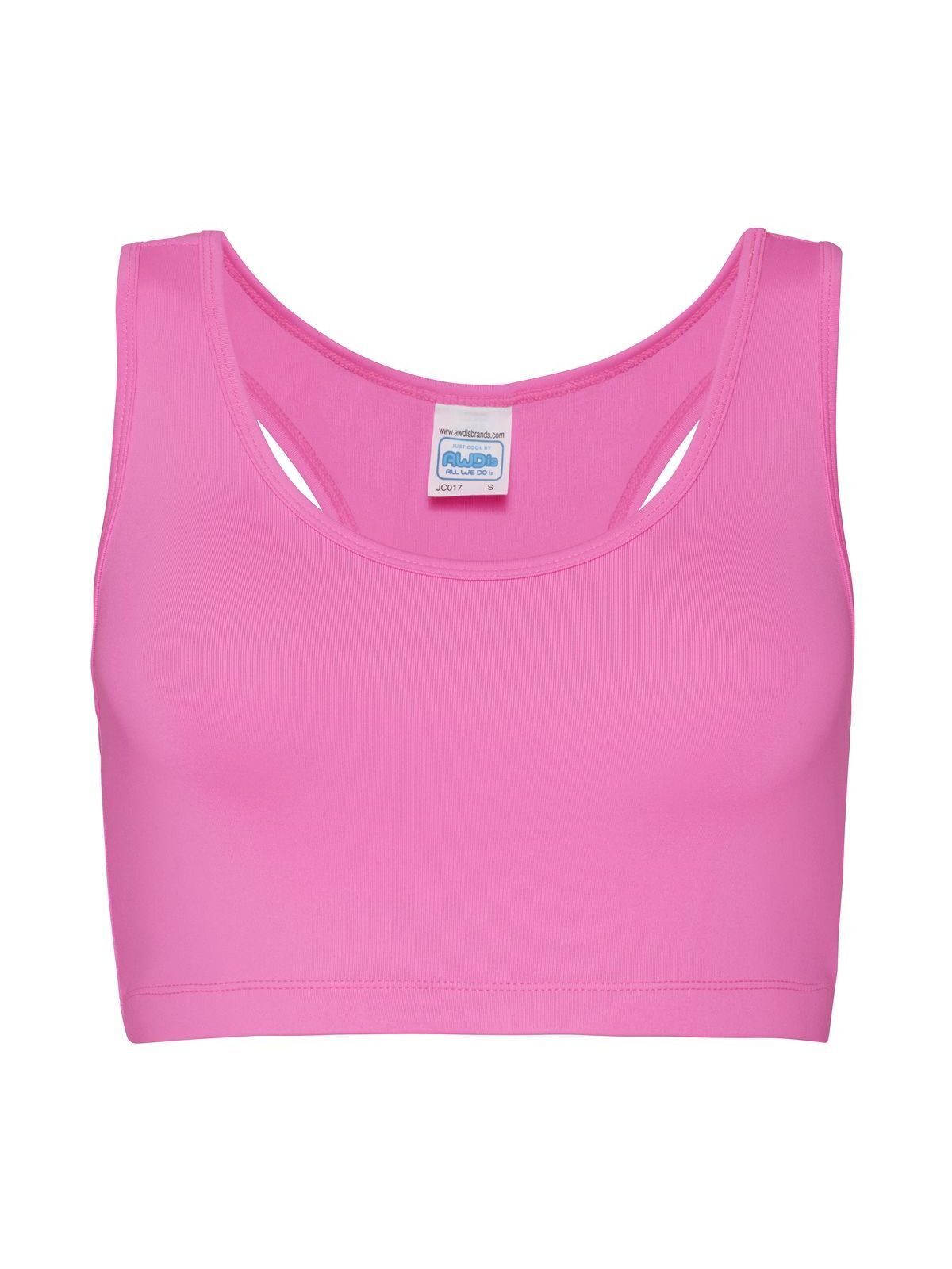 GIRLIE COOL SPORTS CROP TOP - AWDIS JUST COOLRosa elettrico