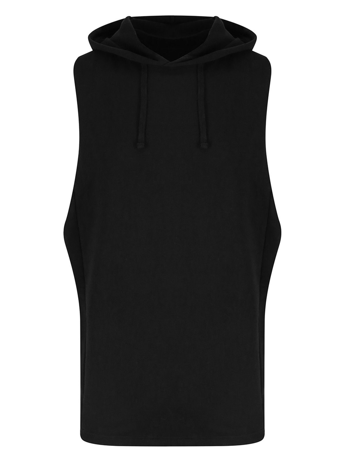 FELPA GIROMANICA CON CAPPUCCIO URBAN SLEEVELESS MUSCLE HOODIE - AWDIS JUST COOLNero Jet