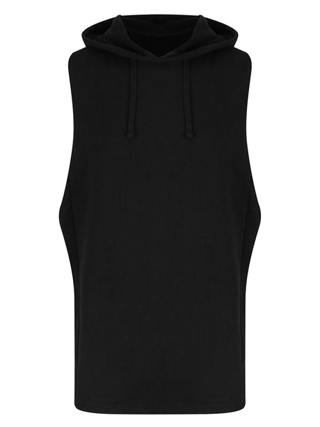 FELPA GIROMANICA CON CAPPUCCIO URBAN SLEEVELESS MUSCLE HOODIE - AWDIS JUST COOLNero Jet