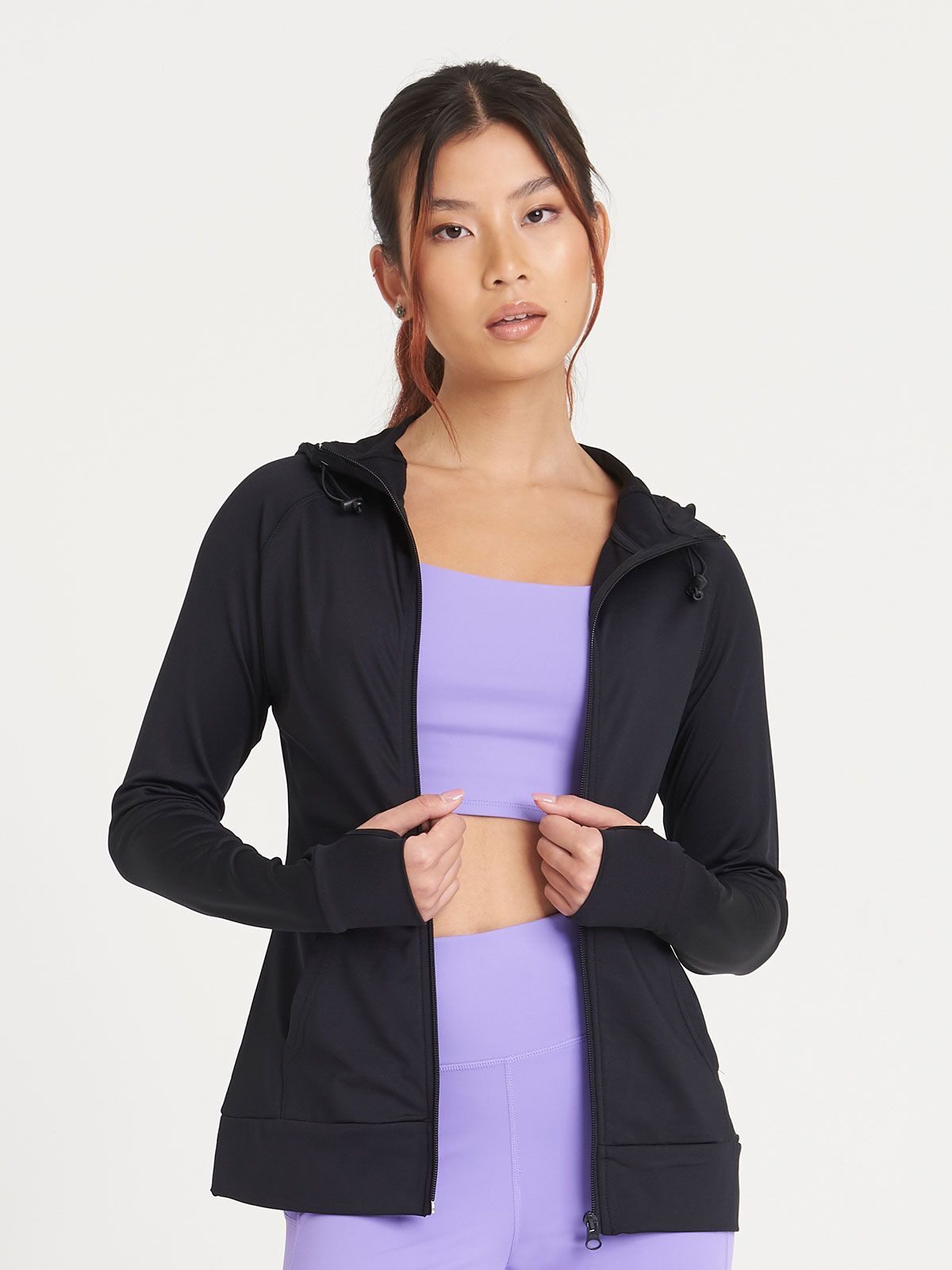 FELPA CON CAPPUCCIO GIRLIE COOL CONTRAST ZOODIE - AWDIS JUST COOL fronte