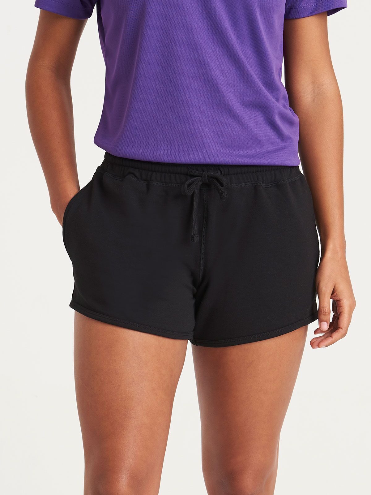 PANTALONCINI ALTA VESTIBILITÀ GIRLIE COOL JOG SHORT - AWDIS JUST COOL laterale