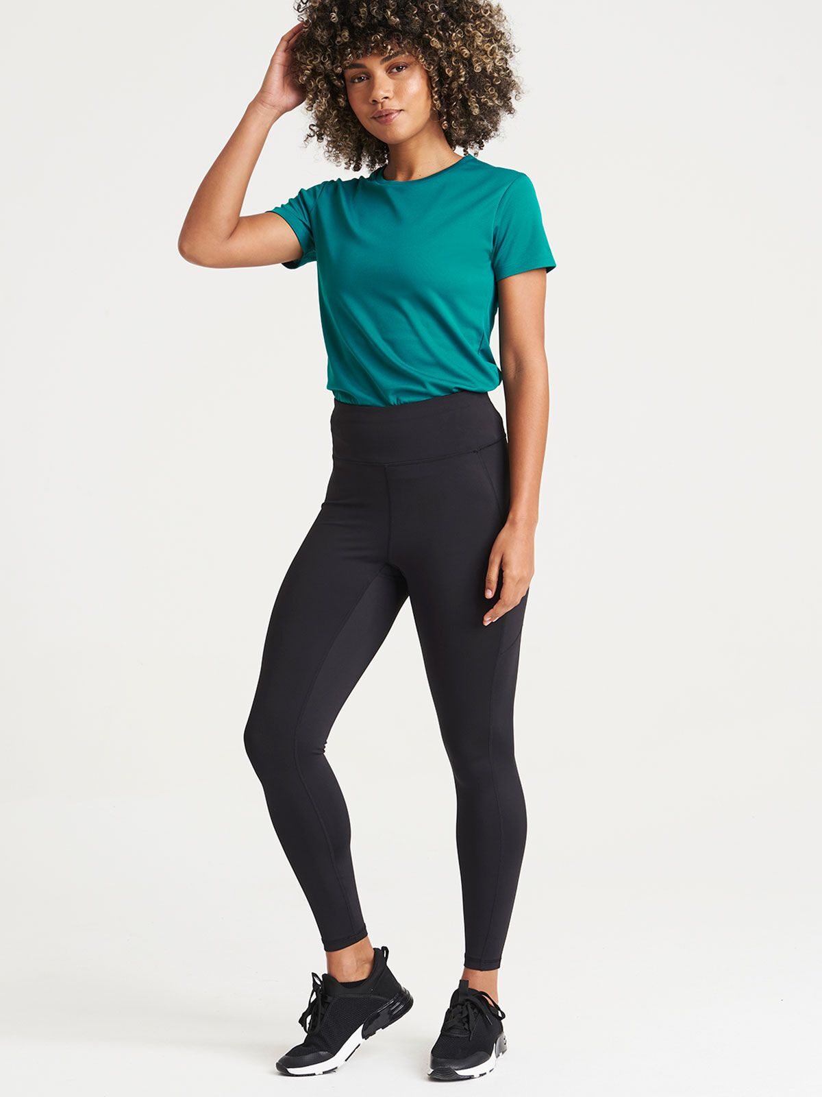 WOMEN'S RECYCLED TECH LEGGINS - AWDIS JUST COOL fronte