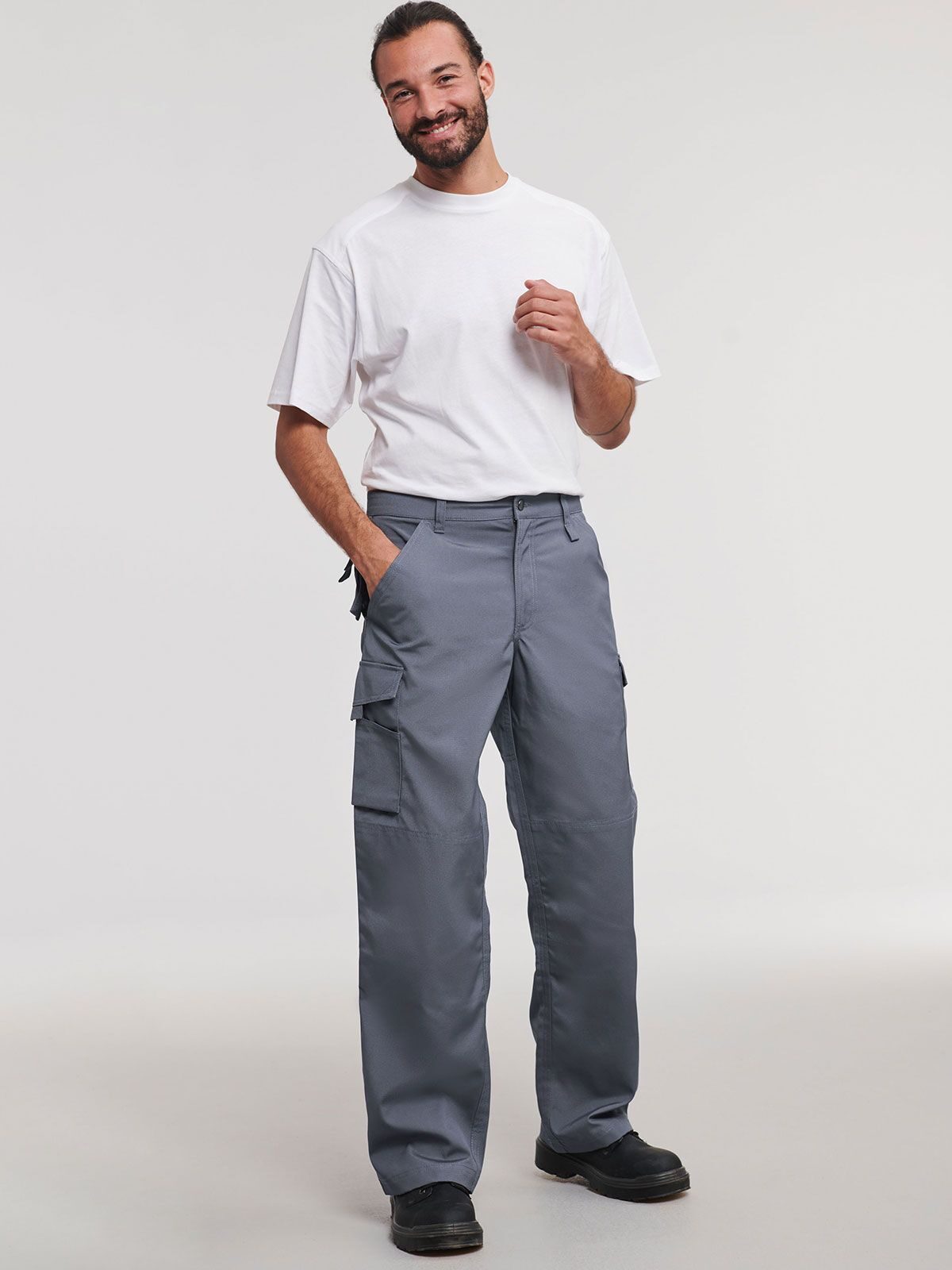 PANTALONI DA LAVORO RESISTENTI - RUSSELL EUROPE laterale