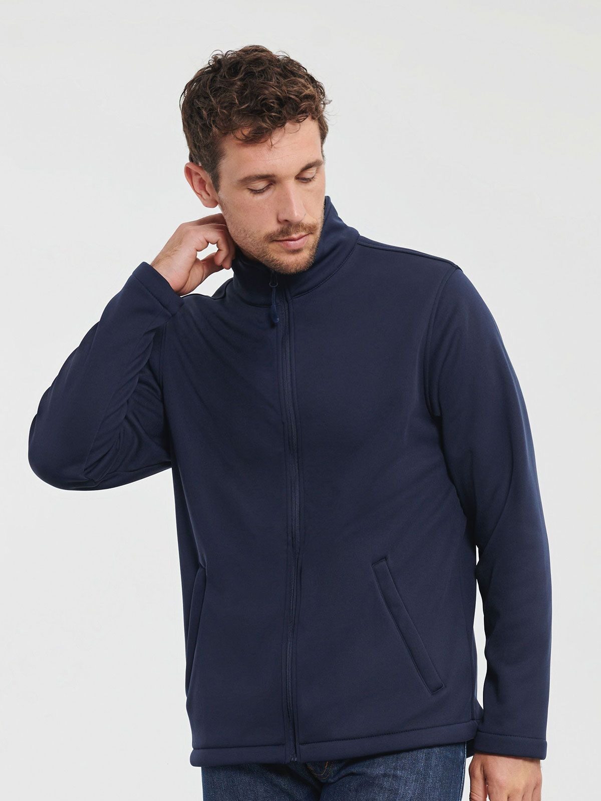 GIACCA SMART SOFTSHELL UOMO - RUSSELL EUROPE laterale