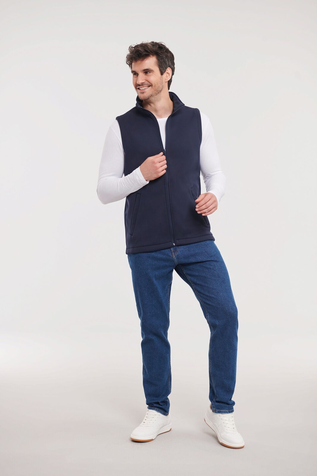 GILET SMART SOFTSHELL UOMO - RUSSELL EUROPE laterale