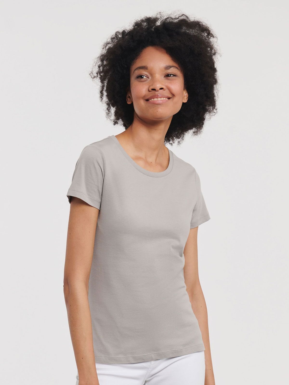 T-SHIRT PURE ORGANIC T DONNA - RUSSELL EUROPE laterale