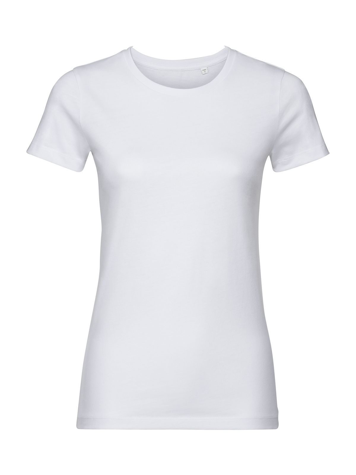 T-SHIRT PURE ORGANIC T DONNA - RUSSELL EUROPEBianco
