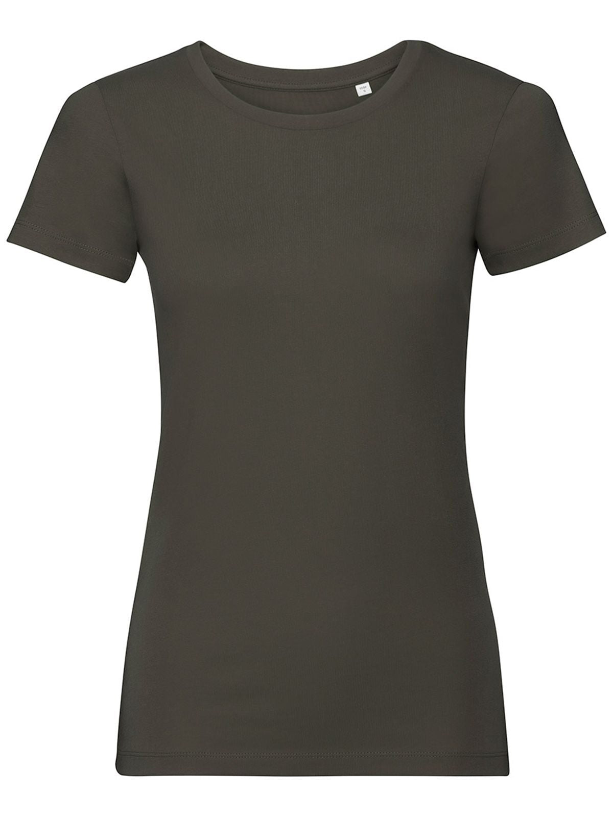 T-SHIRT PURE ORGANIC T DONNA - RUSSELL EUROPEVerde Oliva Scuro