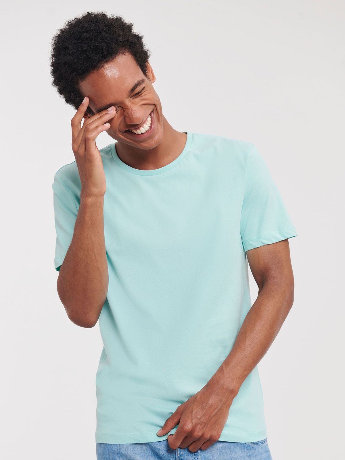 T-SHIRT PURE ORGANIC T UOMO - RUSSELL EUROPE fronte