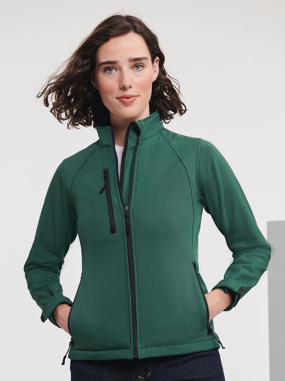 GIACCA SOFTSHELL DONNA - RUSSELL EUROPE fronte