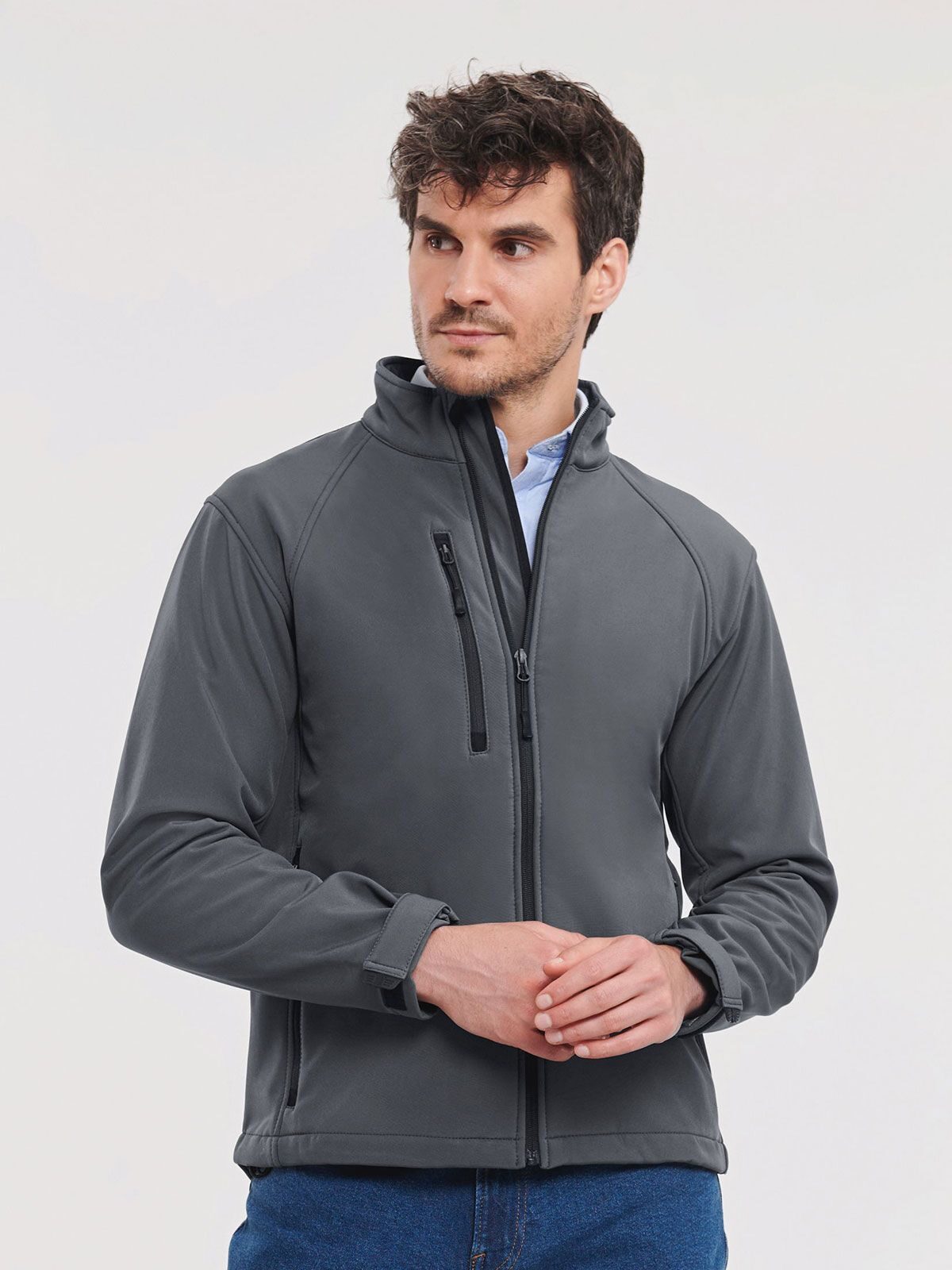 GIACCA SOFTSHELL UOMO - RUSSELL EUROPE fronte
