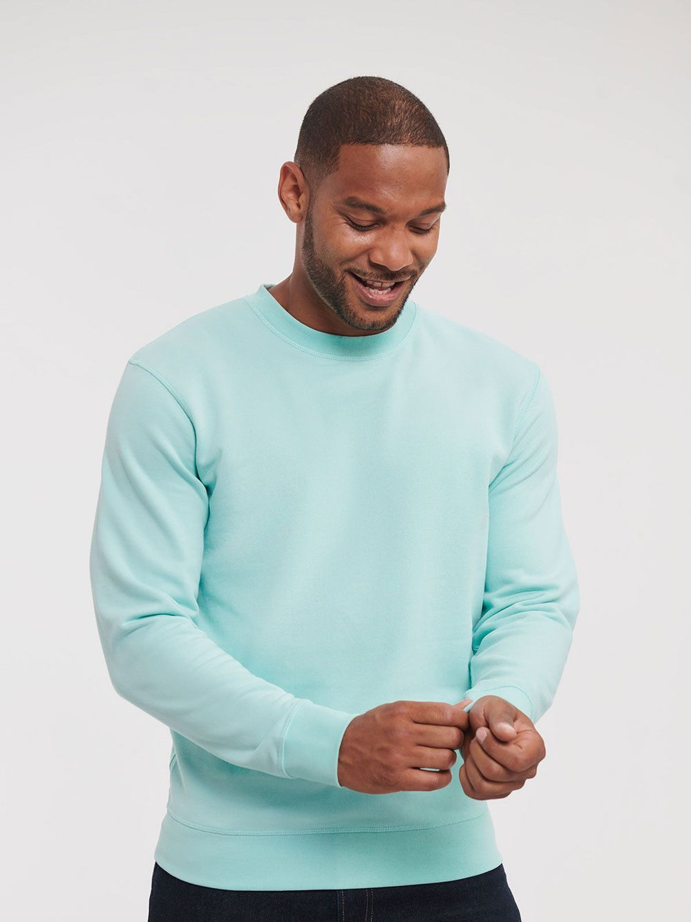 FELPA REVERSIBILE PURE ORGANIC UOMO - RUSSELL EUROPE laterale