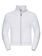 FELPA AUTHENTIC CON ZIP UOMO - RUSSELL EUROPEBianco