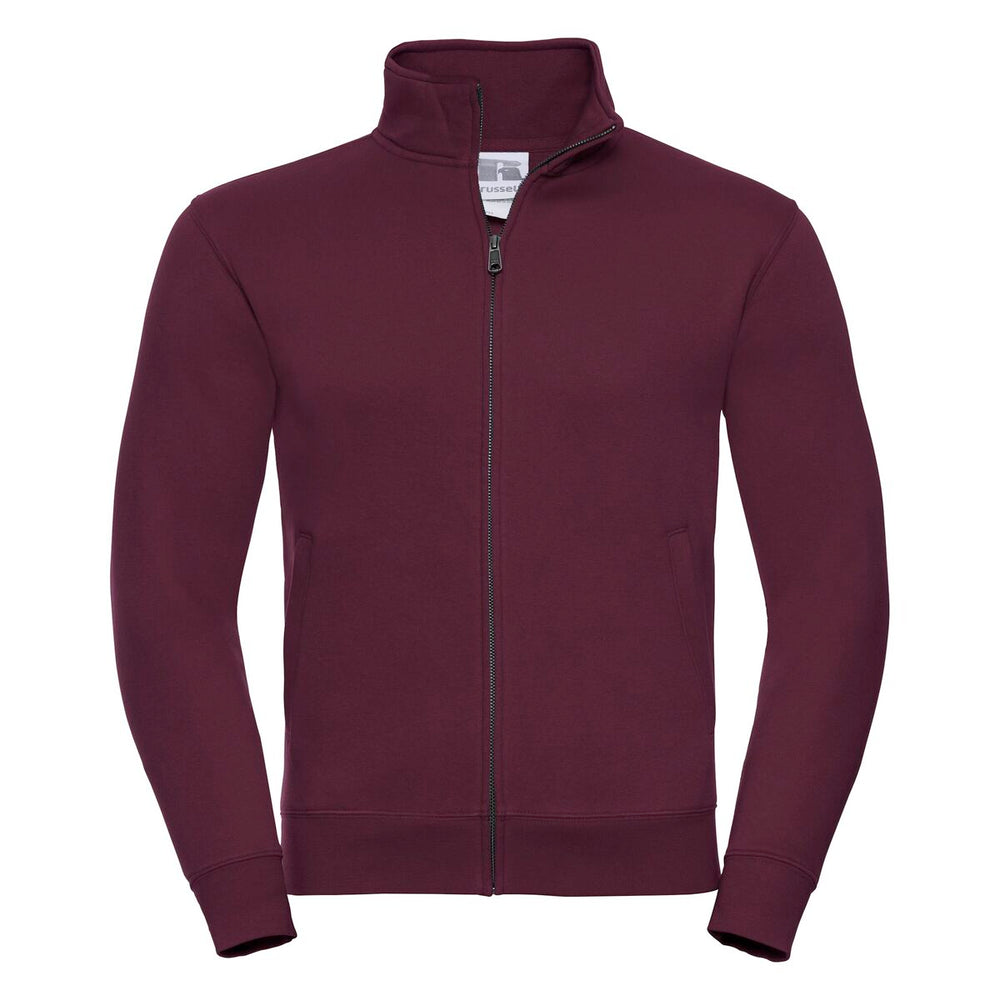 FELPA AUTHENTIC CON ZIP UOMO - RUSSELL EUROPEBordeaux