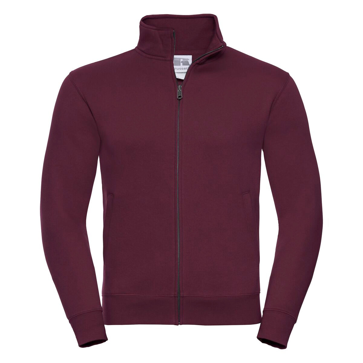 FELPA AUTHENTIC CON ZIP UOMO - RUSSELL EUROPEBordeaux