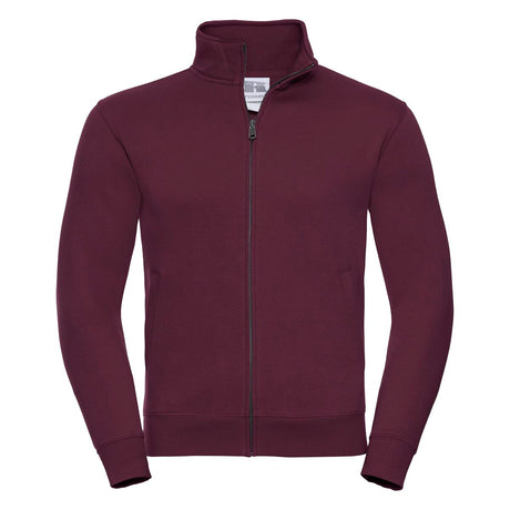 FELPA AUTHENTIC CON ZIP UOMO - RUSSELL EUROPEBordeaux