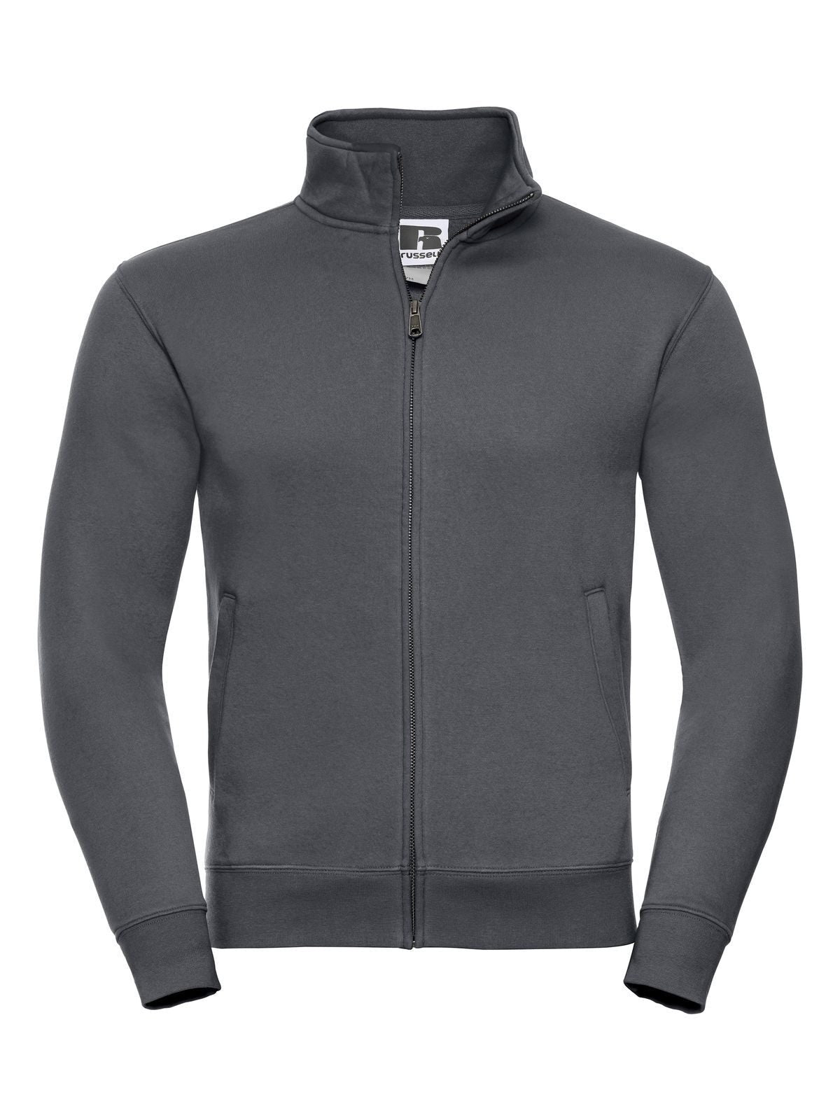 FELPA AUTHENTIC CON ZIP UOMO - RUSSELL EUROPEGrigio Convoglio