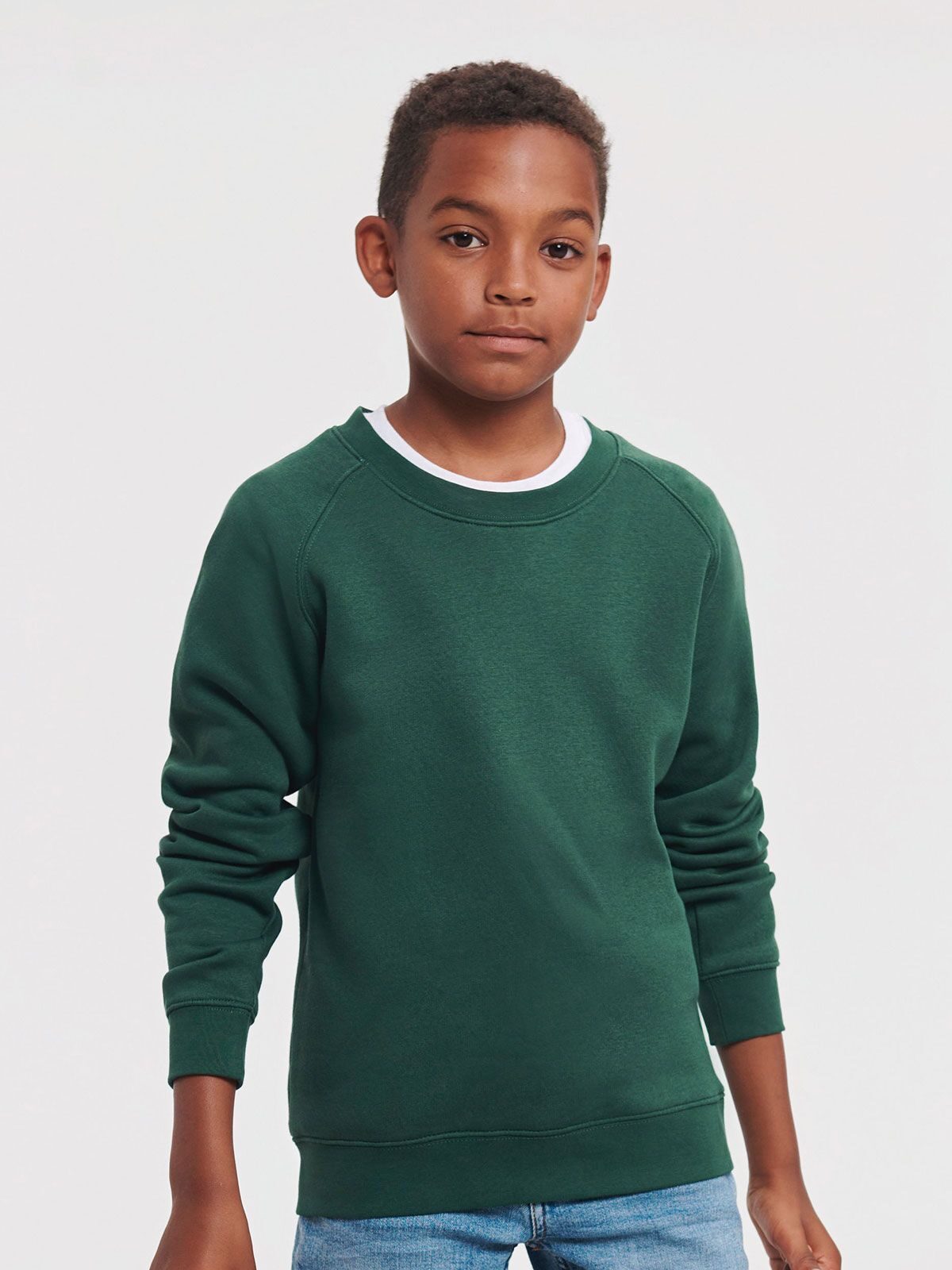 FELPA RAGLAN AUTHENTIC PER BAMBINI - RUSSELL EUROPE fronte