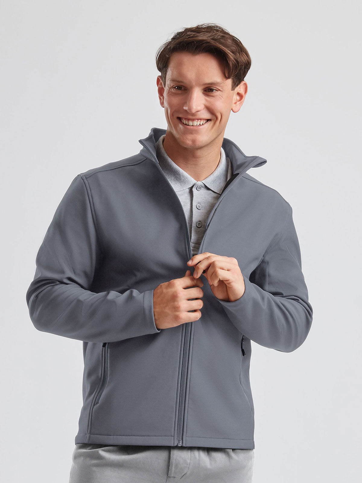 GIACCA ESSENTIAL SOFTSHELL - RUSSELL EUROPE laterale