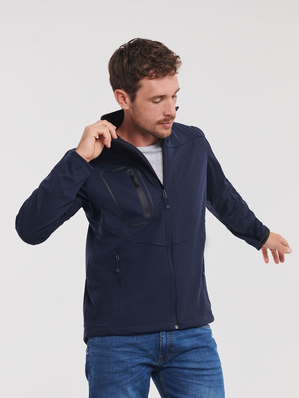 GIACCA SPORT SHELL 5000 UOMO - RUSSELL EUROPE laterale