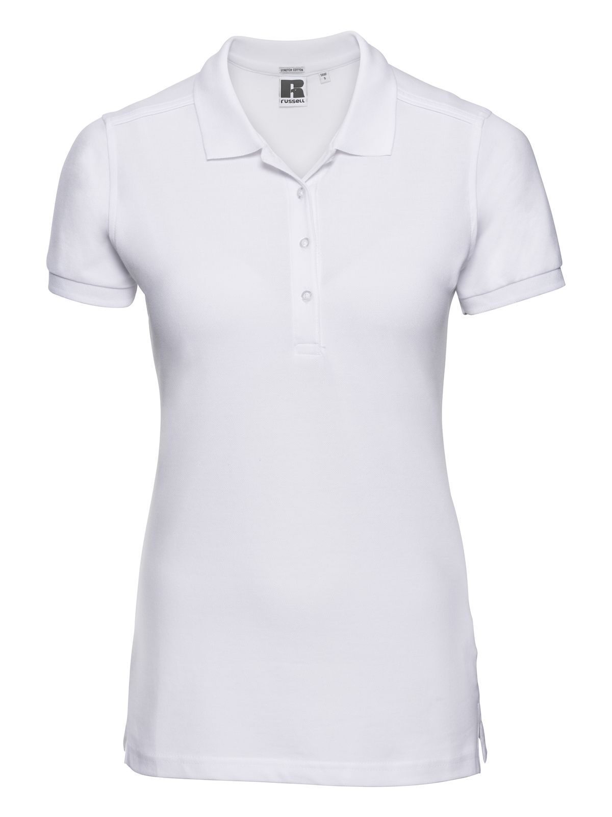 POLO STRETCH DONNA - RUSSELL EUROPEBianco