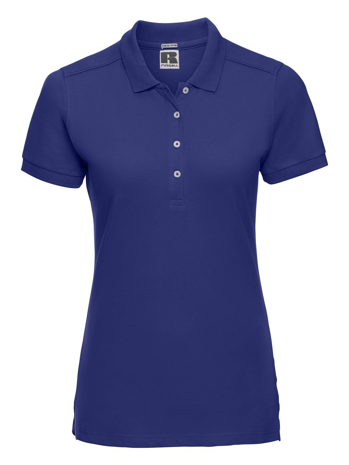 POLO STRETCH DONNA - RUSSELL EUROPERoyal Blu Brillante