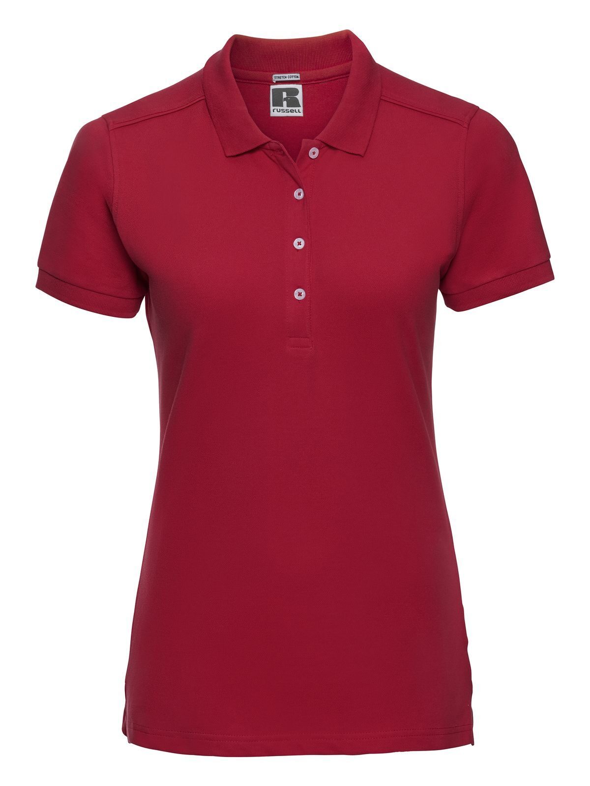 POLO STRETCH DONNA - RUSSELL EUROPERosso Classico
