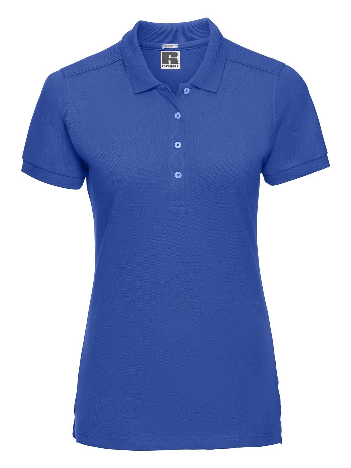 POLO STRETCH DONNA - RUSSELL EUROPEAzzurro