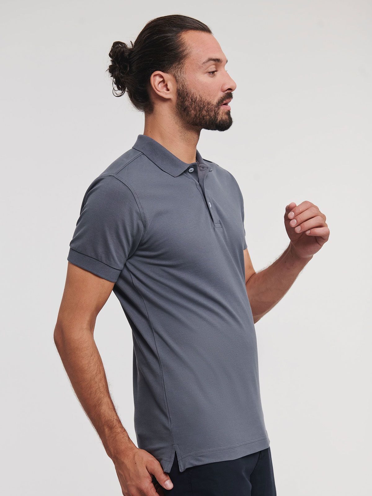 POLO STRETCH UOMO - RUSSELL EUROPE laterale