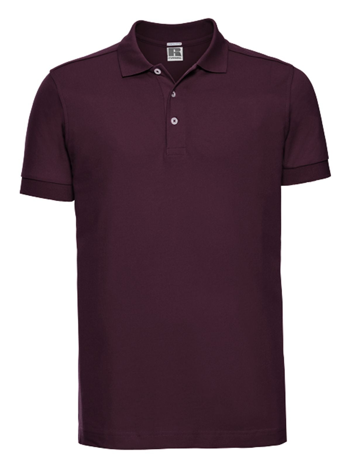 POLO STRETCH UOMO - RUSSELL EUROPEBordeaux