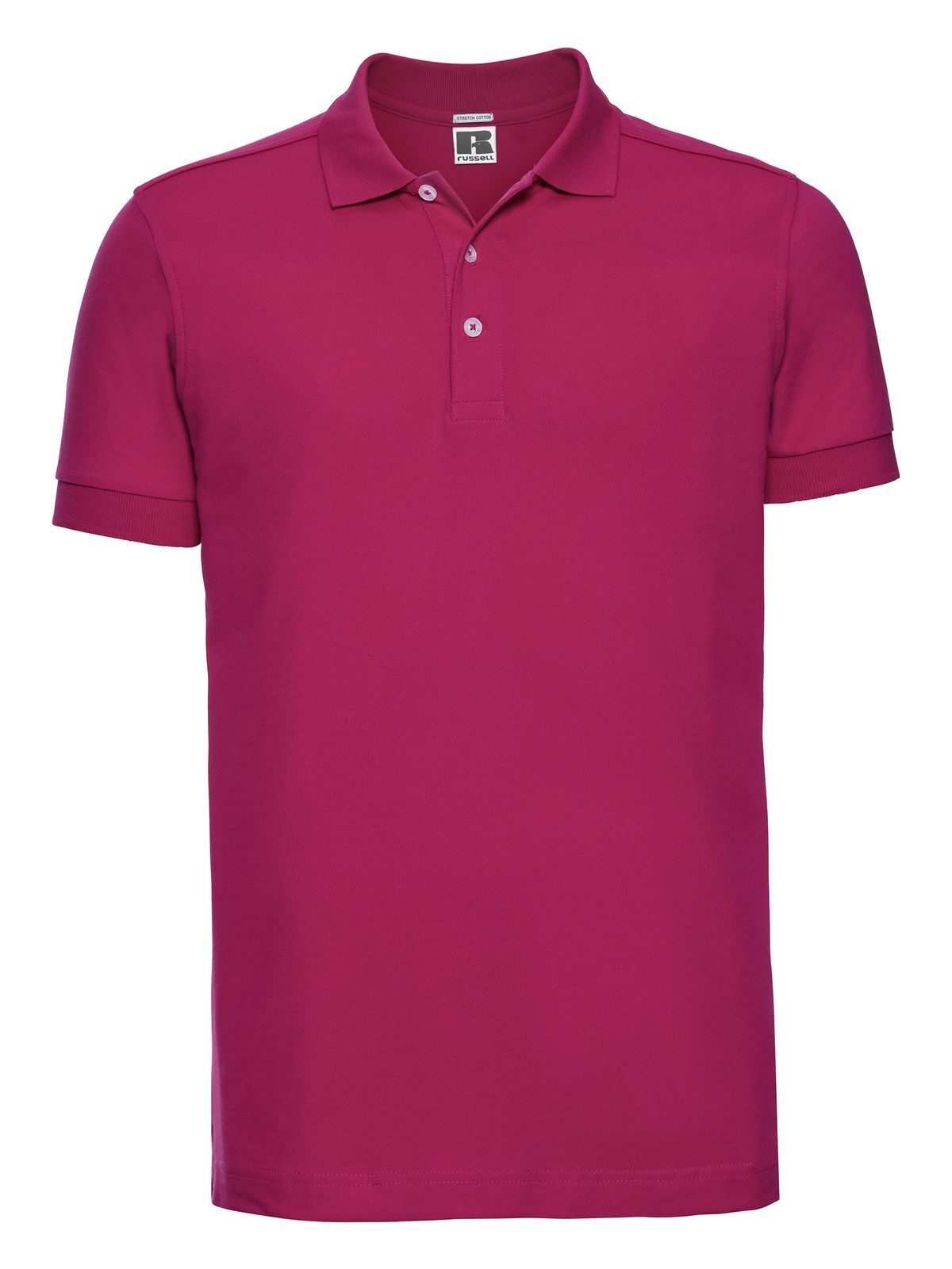 POLO STRETCH UOMO - RUSSELL EUROPEFucsia