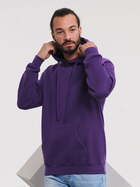 FELPA CON CAPPUCCIO - RUSSELL EUROPE laterale