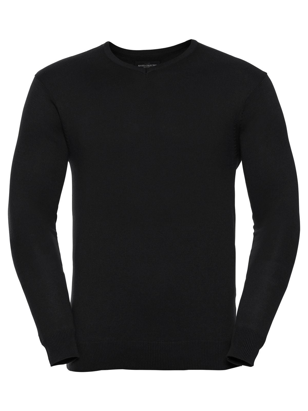 PULLOVER CON SCOLLO A V UOMO - RUSSELL EUROPENero