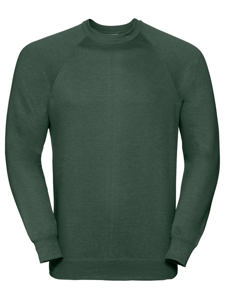 FELPA CLASSICA MANICA RAGLAN UOMO - RUSSELL EUROPEVerde Bottiglia
