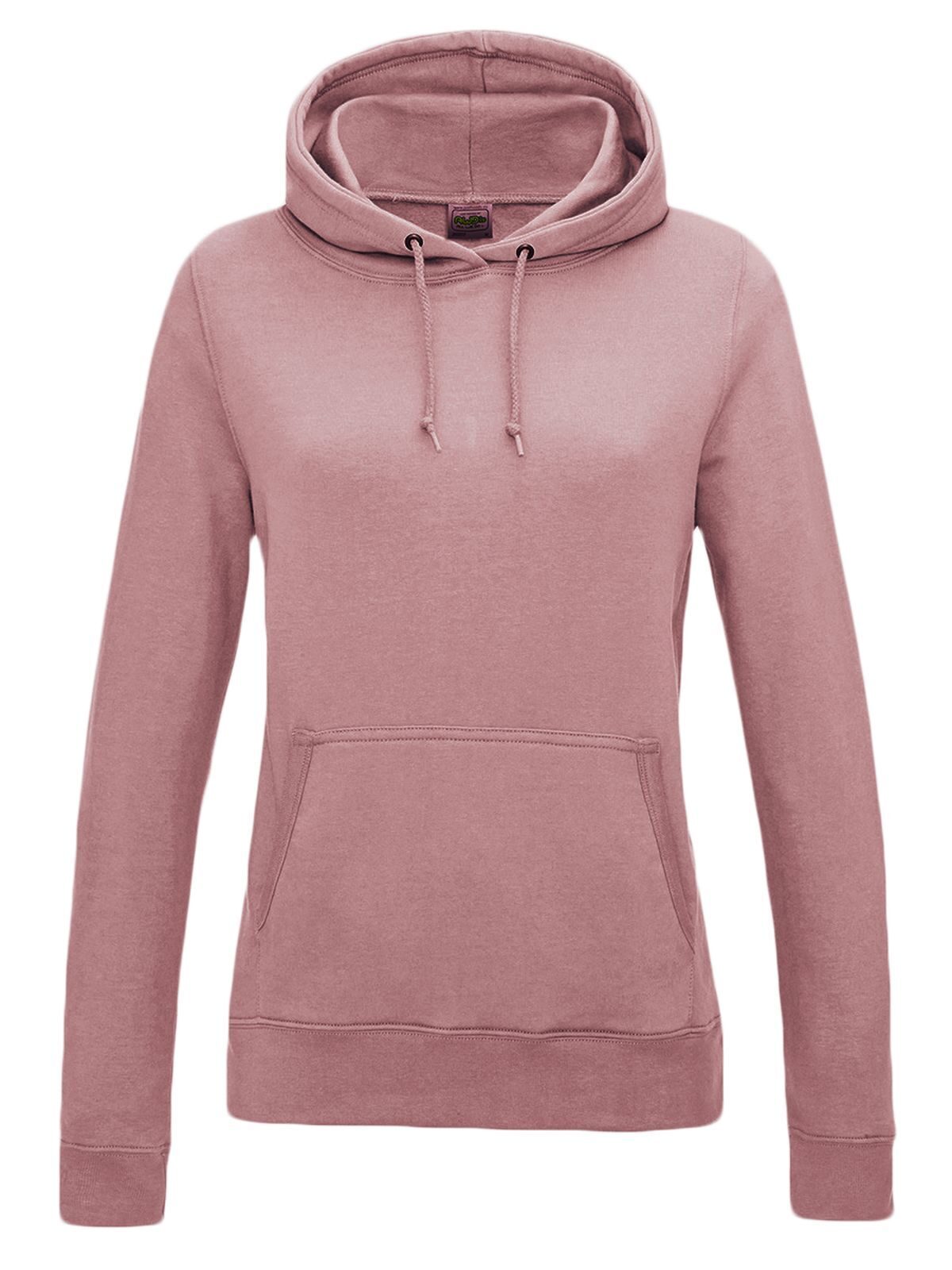 FELPA DOPPIO STRATO GIRLIE COLLEGE HOODIE - AWDIS JUST HOODSRosa Polveroso