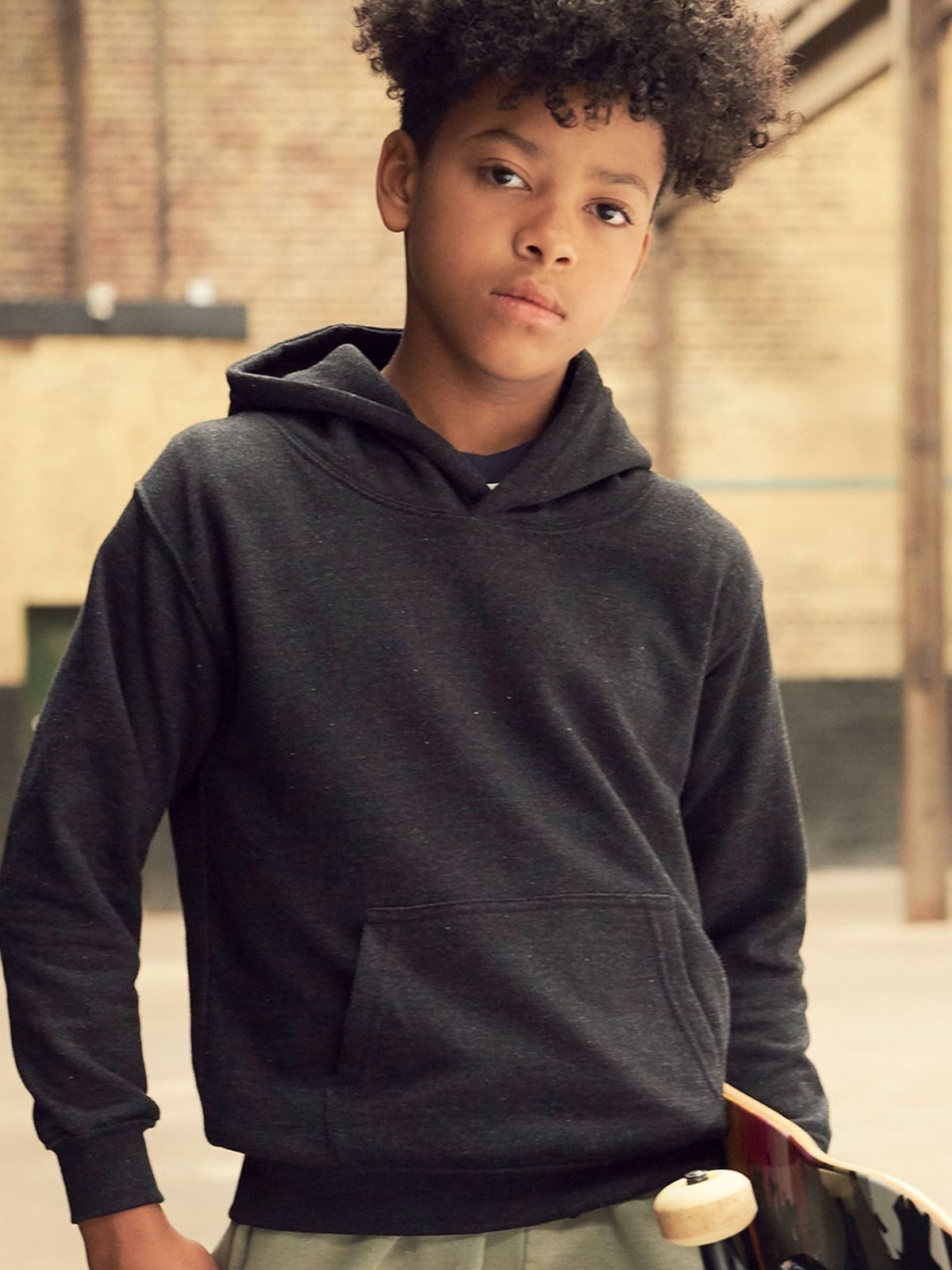 FELPA DOPPIO STRATO KIDS HOODIE - AWDIS JUST HOODS fronte