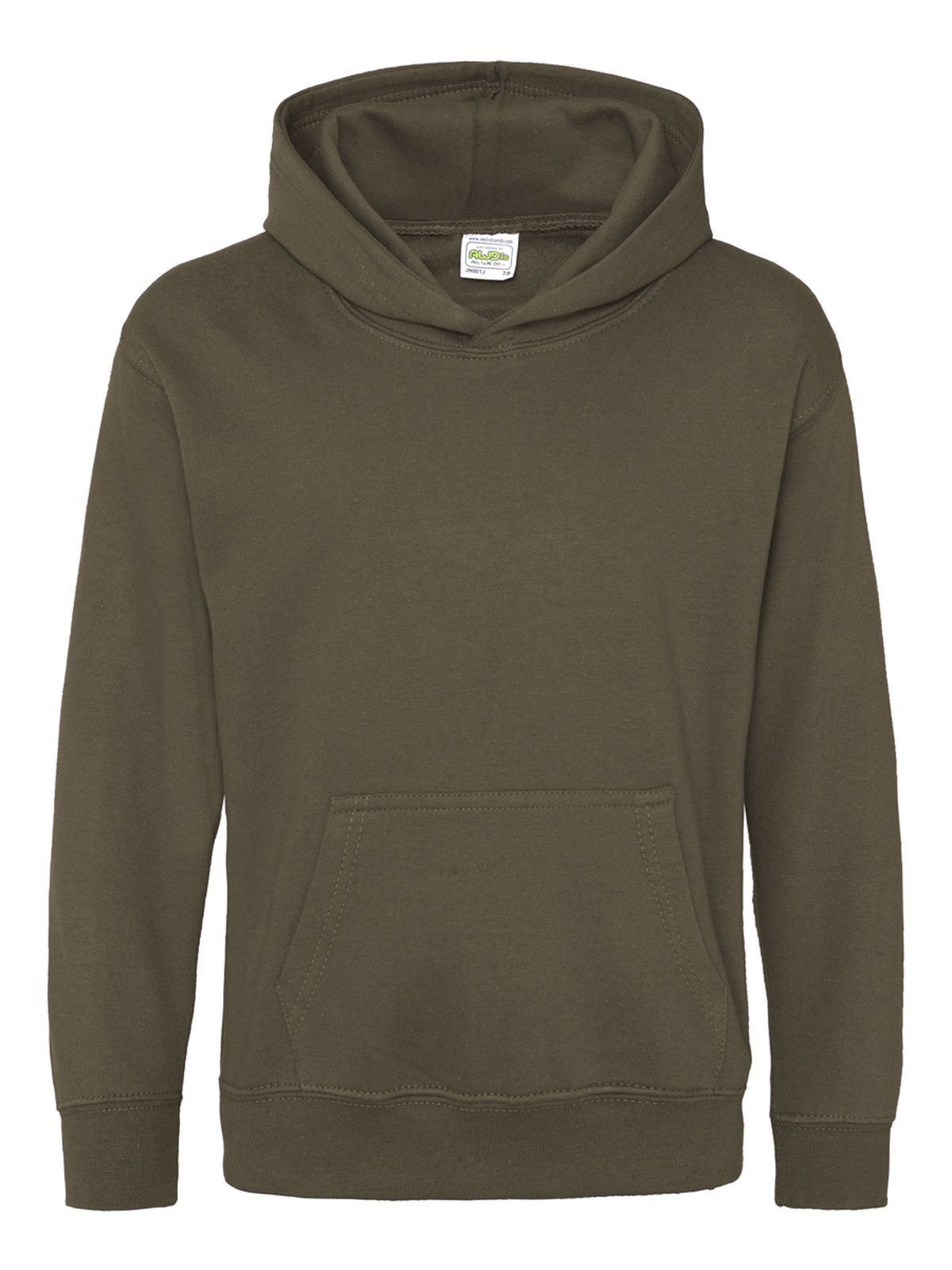 FELPA DOPPIO STRATO KIDS HOODIE - AWDIS JUST HOODSVerde Oliva