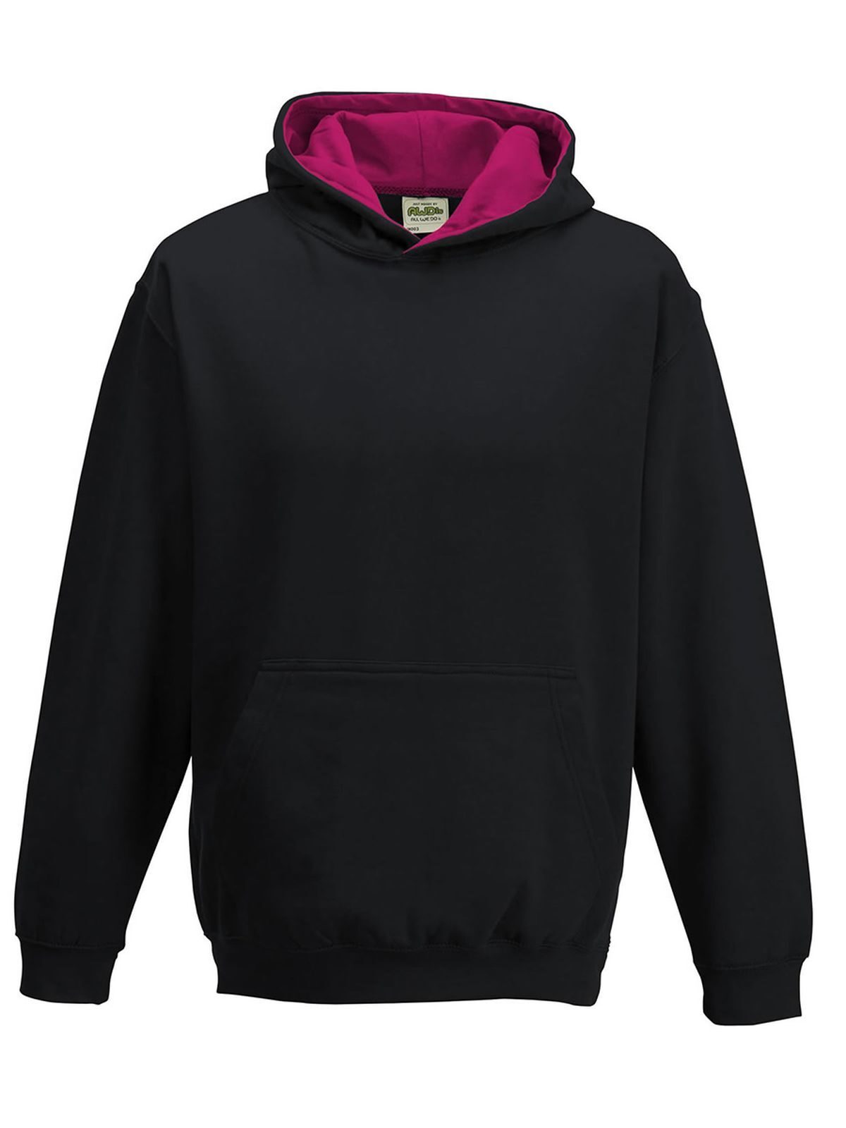 FELPA CON CAPPUCCIO KIDS VARSITY HOODIE - AWDIS JUST HOODSNero Jet-Rosa Shocking