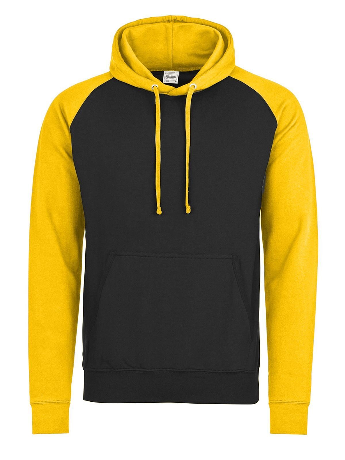 FELPA CON CAPPUCCIO BASEBALL HOODIE - AWDIS JUST HOODSNero Jet-Oro