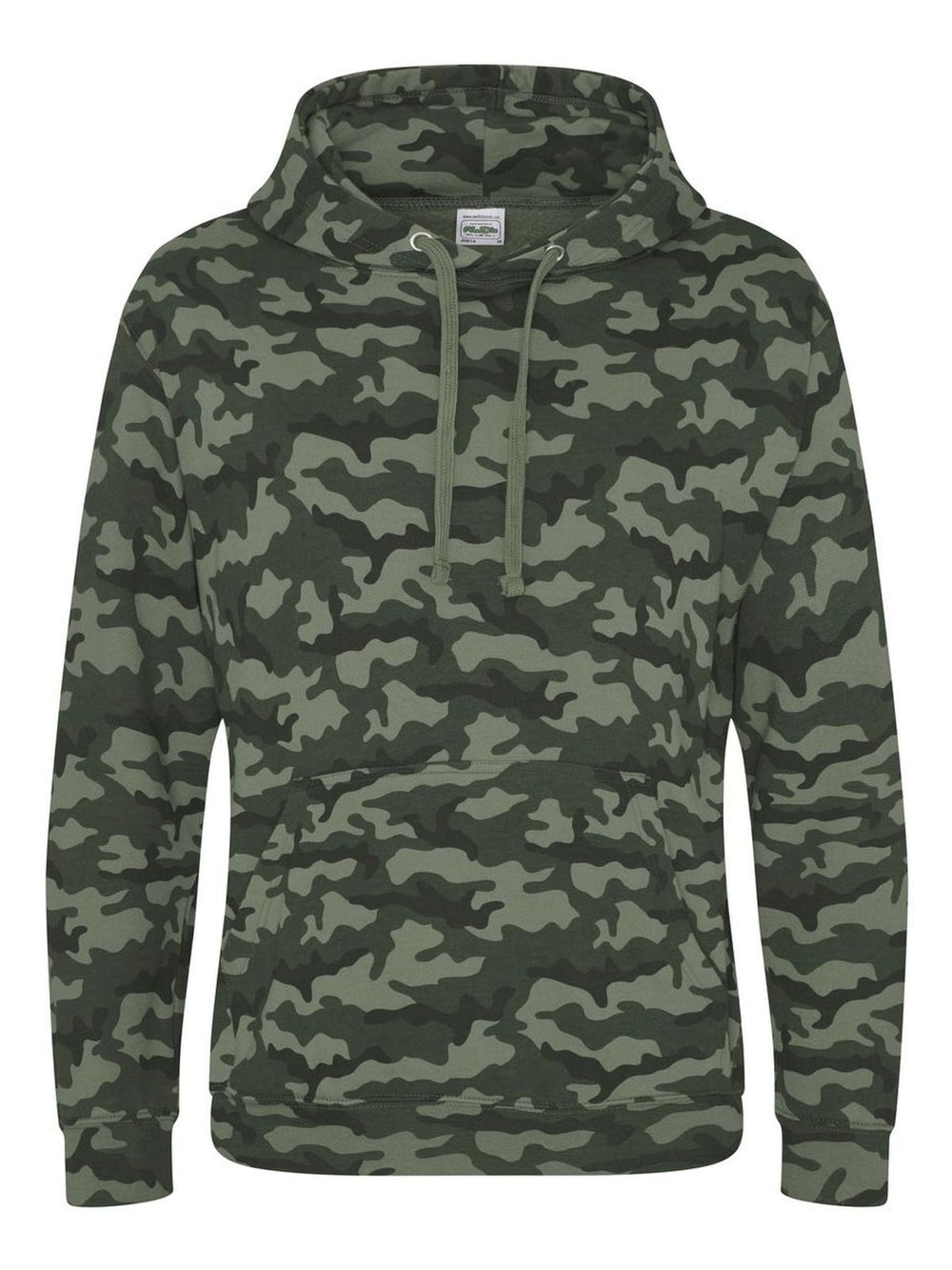 FELPA CON CAPPUCCIO CAMO HOODIE - AWDIS JUST HOODSVerde Mimetico